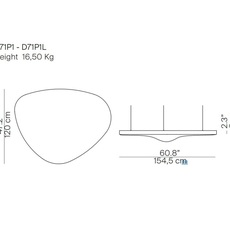 Petale d71p1 odile decq suspension pendant light  luceplan 1d710p100002  design signed 191182 thumb