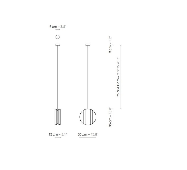 Petit moon studio designheure suspension pendant light  designheure s35pmbc  design signed nedgis 172477 product