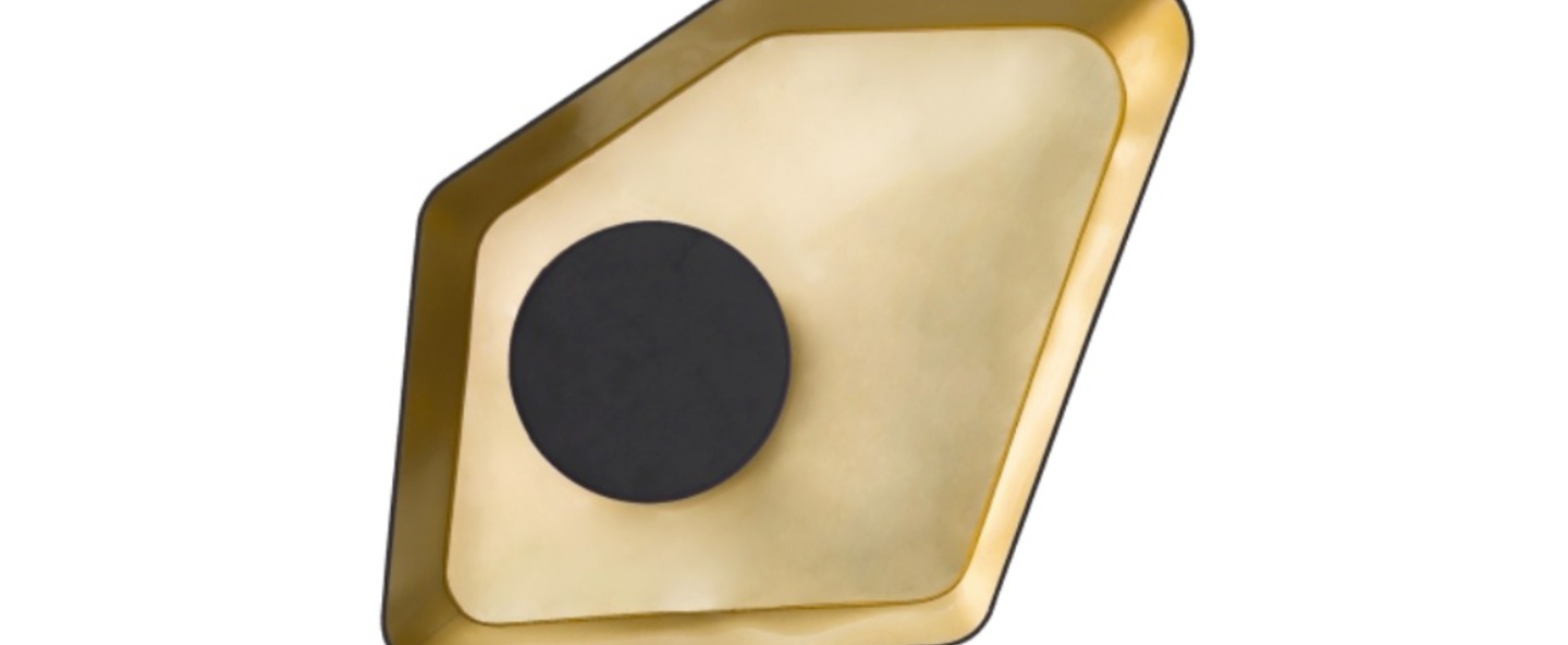banner-image Suspension petit nenuphar led 18w noir or l90cm designheure normal