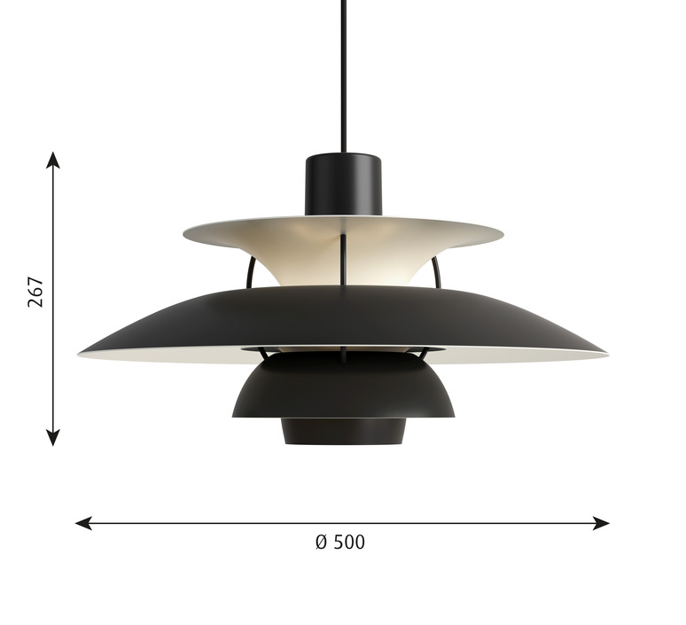 Ph 5 poul henningsen suspension pendant light  louis poulsen 5741104626  design signed nedgis 205262 product