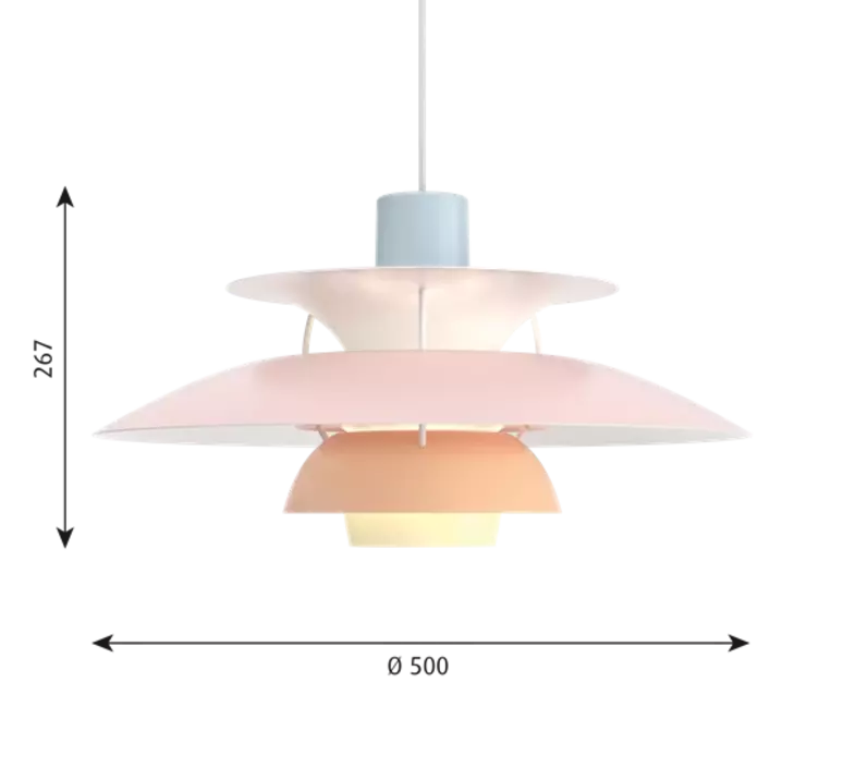 Ph 5 poul henningsen suspension pendant light  louis poulsen 5741113060  design signed nedgis 167976 product