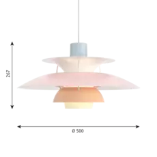 Ph 5 poul henningsen suspension pendant light  louis poulsen 5741113060  design signed nedgis 167976 thumb