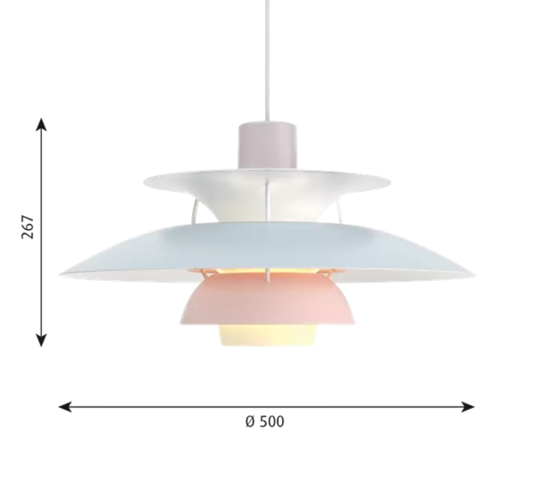 Ph 5 poul henningsen suspension pendant light  louis poulsen 5741113073  design signed nedgis 167980 product