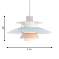 Ph 5 poul henningsen suspension pendant light  louis poulsen 5741113073  design signed nedgis 167980 thumb