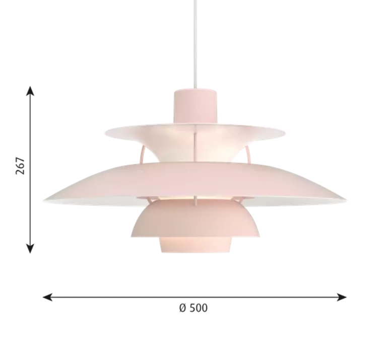 Ph 5 poul henningsen suspension pendant light  louis poulsen 5741113044  design signed nedgis 167973 product