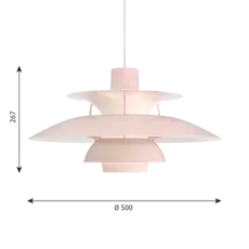 Ph 5 poul henningsen suspension pendant light  louis poulsen 5741113044  design signed nedgis 167973 thumb