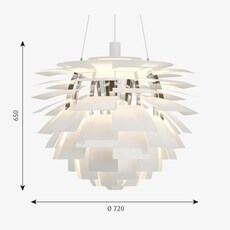 Ph artichoke poul henningsen suspension pendant light  louis poulsen 5741110775  design signed nedgis 151974 thumb