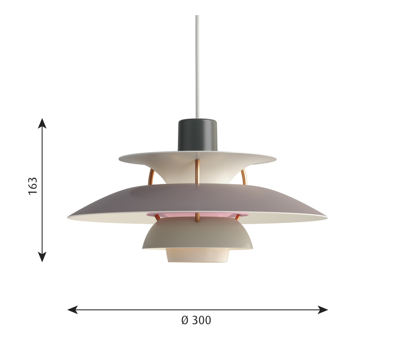 Ph5 mini poul henningsen suspension pendant light  louis poulsen 5741095133  design signed 48645 product