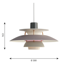 Ph5 mini poul henningsen suspension pendant light  louis poulsen 5741095133  design signed 48645 thumb