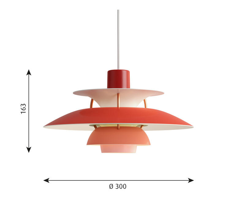 Ph5 mini poul henningsen suspension pendant light  louis poulsen 5741095104  design signed 205253 product