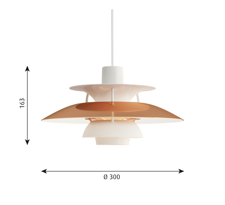 Ph5 mini x000d   suspension pendant light  louis poulsen 5741099883   design signed 205288 product