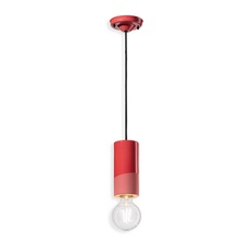 Pi cilindro giorgio biscaro suspension pendant light  ferroluce c2501 roc  design signed nedgis 163389 thumb