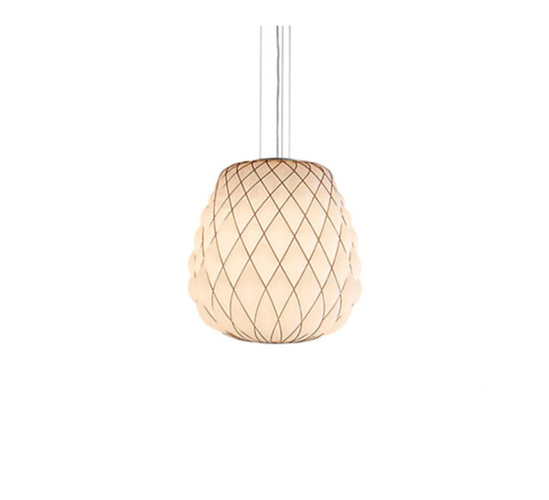 Pinecone paola navone suspension pendant light  fontana arte 4363bi blanc chrome  design signed nedgis 65714 product