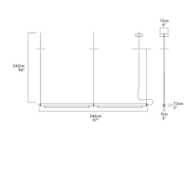 Pipeline 125 2 caine heintzman suspension pendant light  andlight pip 125 2 p br 27 010 230  design signed nedgis 133145 product