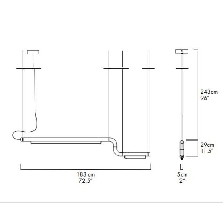 Pipeline cm2 010 caine heintzman suspension pendant light  andlight pip cm2 p bk 30 010 230  design signed nedgis 159722 product