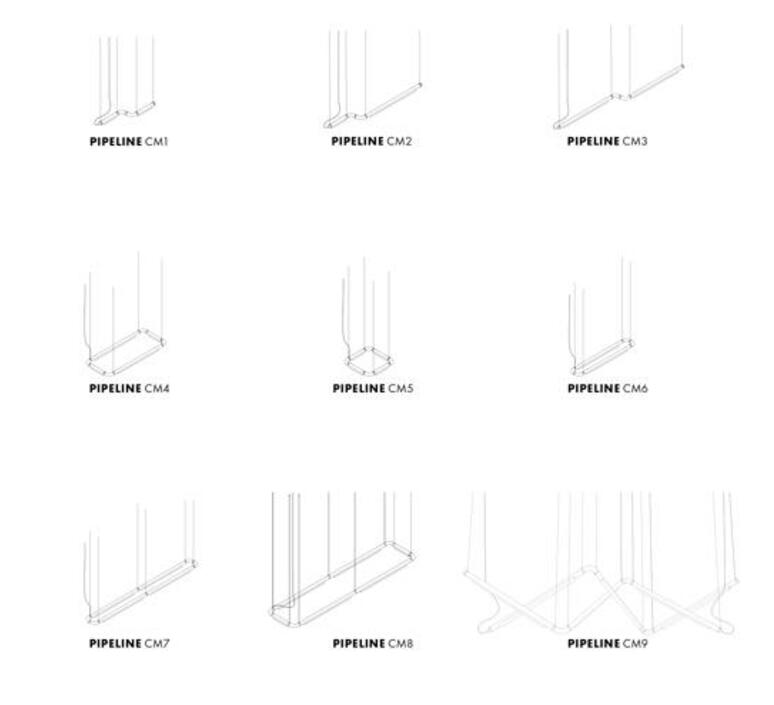 Pipeline cm2 dali  caine heintzman suspension pendant light  andlight pip cm2 p cp 27 dal 230  design signed nedgis 90469 product