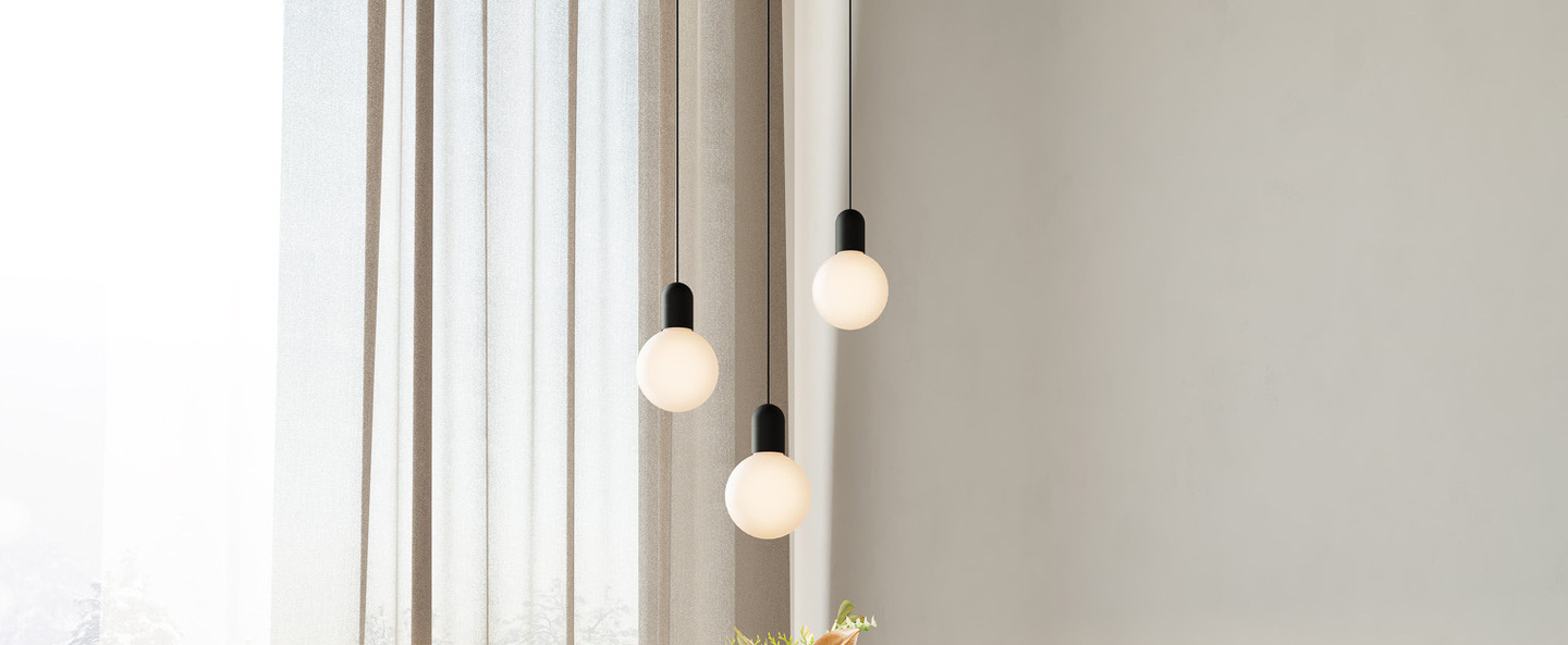 banner-image Suspension placebo down noir led 2700k 608lm o15 5cm h9cm modular normal