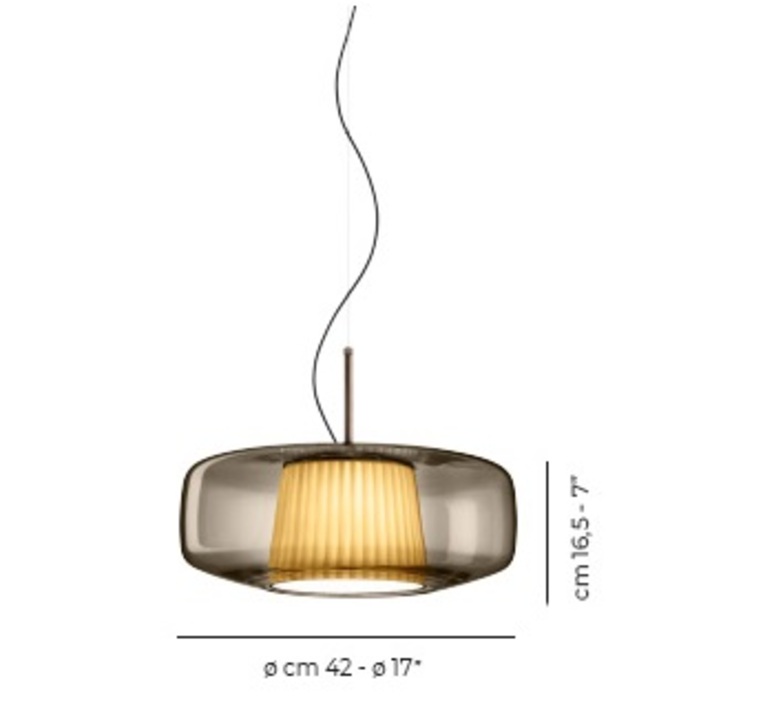 Plisse sp g quel designer chiaramonte marin suspension  vistosi pliss sp g fups br2 l22 ce  design signed nedgis 195151 product