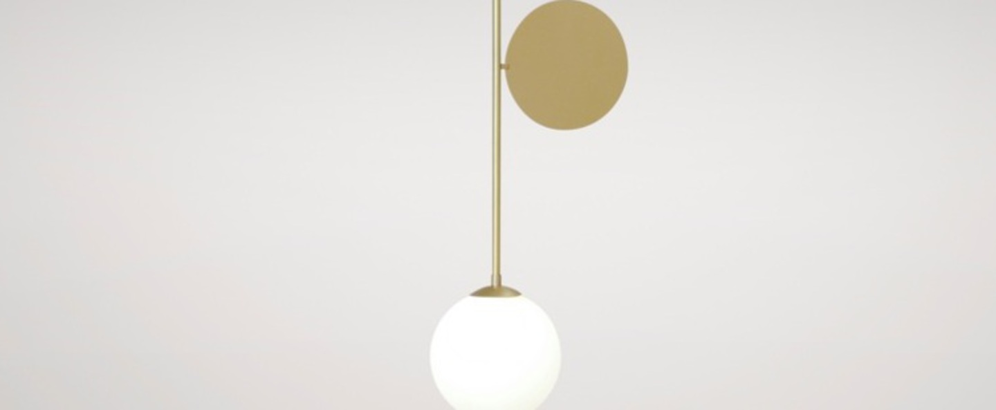 Suspension pltes pendant laiton o10cm h102 4cm atelier areti normal