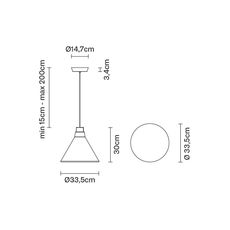 Polair f36 flynn talbot suspension pendant light  fabbian f36a01  design signed 39854 thumb