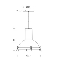 Projecteur 365 charles le corbusier suspension pendant light  nemo lighting prj edw 51  design signed 58130 thumb