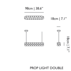 Prop light double  bertjan pot suspension pendant light  moooi molpr0sd36wa   design signed 38589 thumb