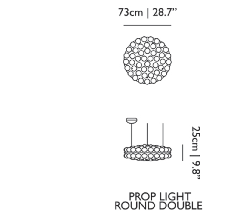 Prop light round double  bertjan pot suspension pendant light  moooi molpr1sd96wa   design signed 38595 product