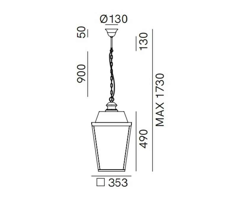 Quadro 262 51 ot studio il fanale suspension pendant light  il fanale 262 51 ot  design signed nedgis 180362 product