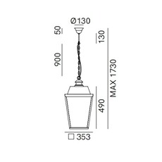 Quadro 262 51 ot studio il fanale suspension pendant light  il fanale 262 51 ot  design signed nedgis 180362 thumb