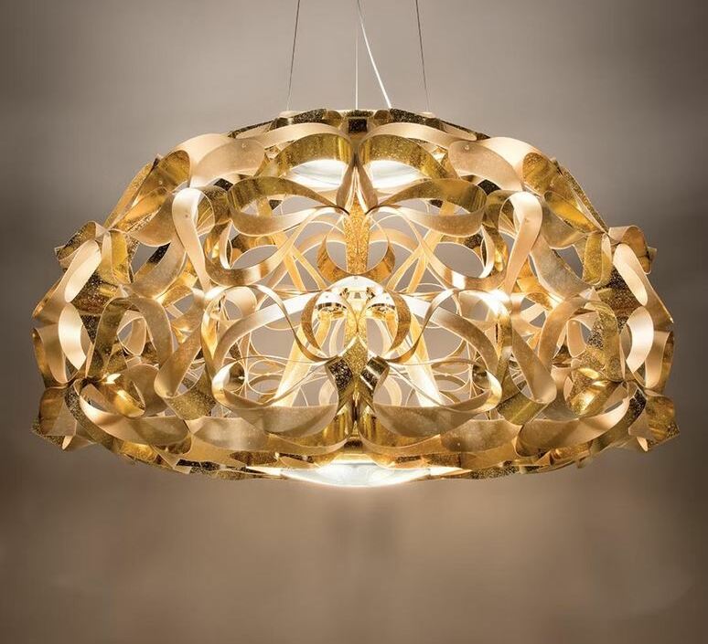 Quantica adriano rachele suspension pendant light  slamp quasl00gld01t00000eu  design signed nedgis 176904 product