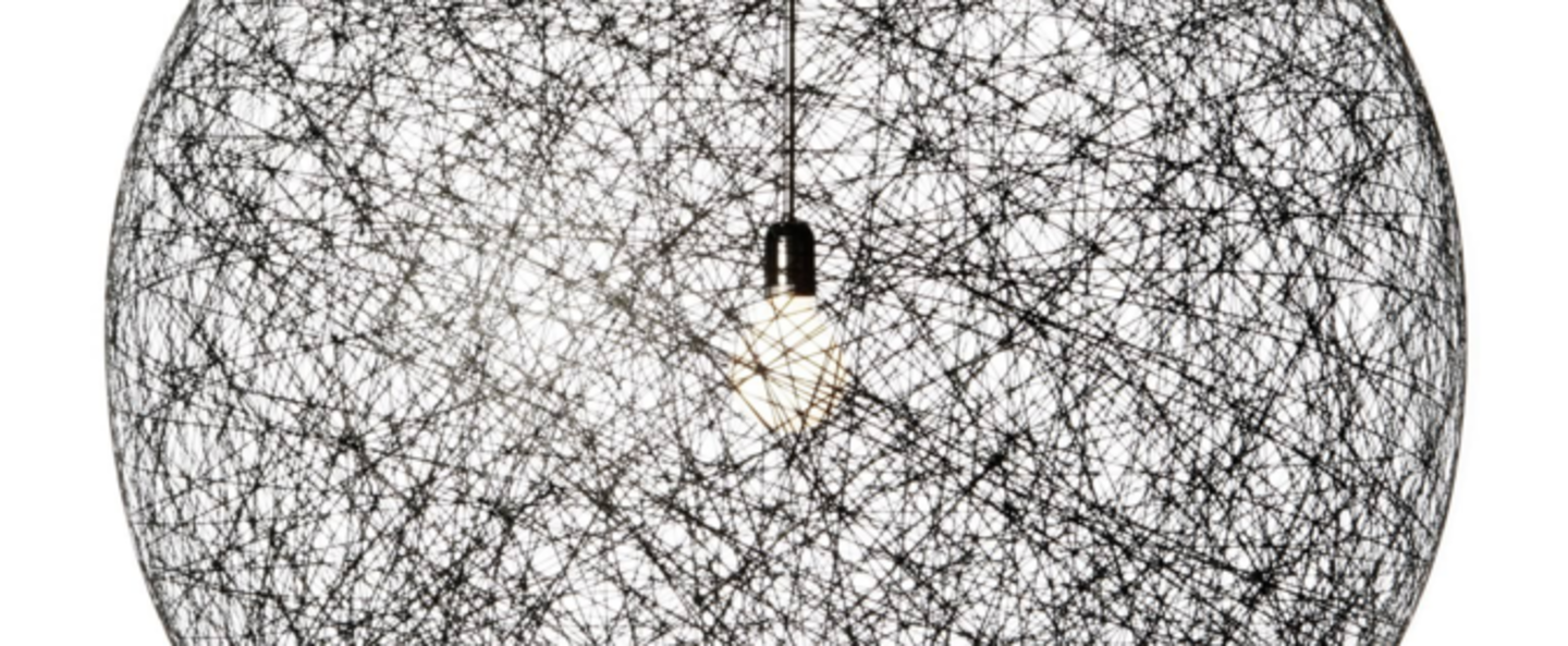 banner-image Suspension random light led m noir led o80cm h80cm moooi normal
