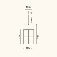 Rania 18  suspension  robin 1711  design signed nedgis 204711 thumb