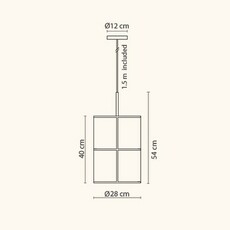 Rania 28  suspension  robin 1742  design signed nedgis 204714 thumb