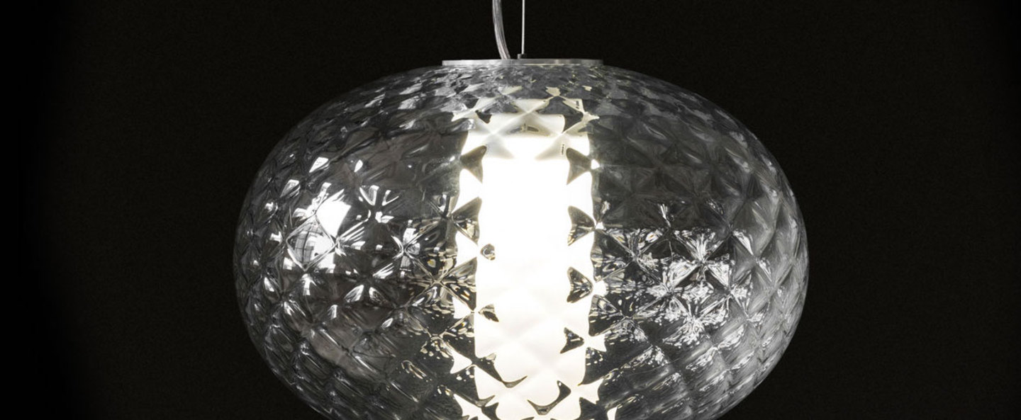 banner-image Suspension recuerdo 484 aluminium transparent led o32cm h22cm oluce normal