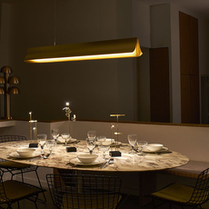 Respiro 3 philippe nigro suspension pendant light  dcw respiro3 gold gold  design signed nedgis 102334 thumb