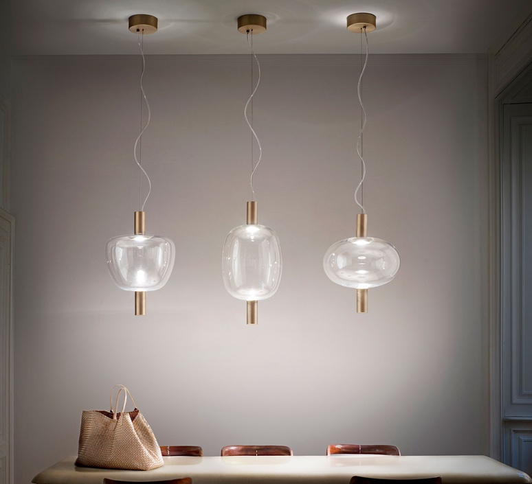 Riflesso 2  suspension pendant light  vistosi riflesso sp 2 crtr bks 2700k phasecut  design signed nedgis 149512 product