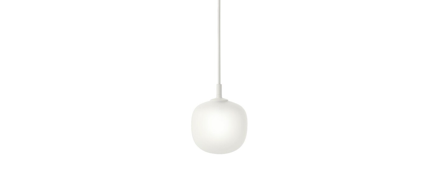 Suspension rime blanc opalin o12cm h15cm muuto normal