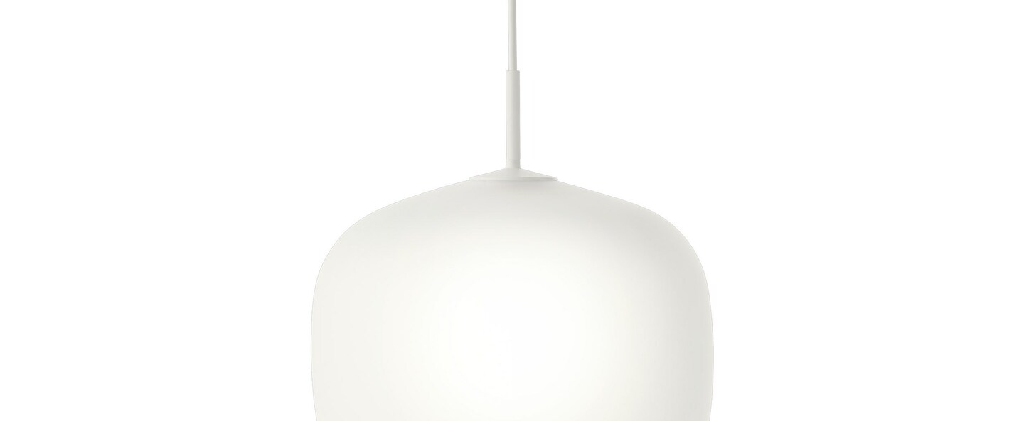 Suspension rime blanc opalin o37cm h45 5cm muuto normal