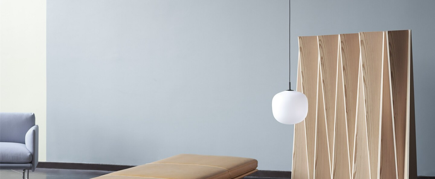 banner-image Suspension rime noir opalin o25cm h30cm muuto normal