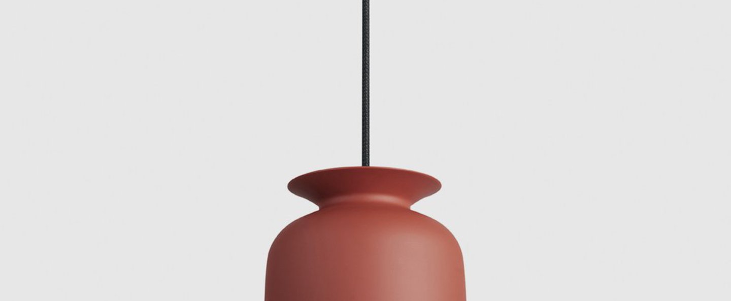 banner-image Suspension ronde 20 rouge poudre o20cm h24cm gubi normal