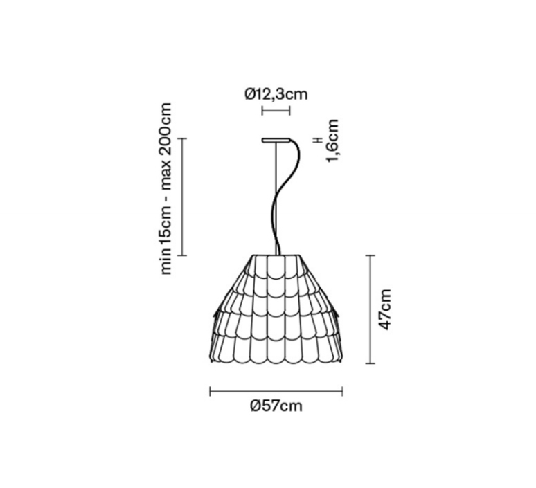 Roofer benjamin hubert suspension pendant light  fabbian f12a0121  design signed nedgis 118554 product