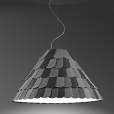 Roofer f12 high benjamin hubert suspension pendant light  fabbian f12a03 21  design signed 40022 thumb