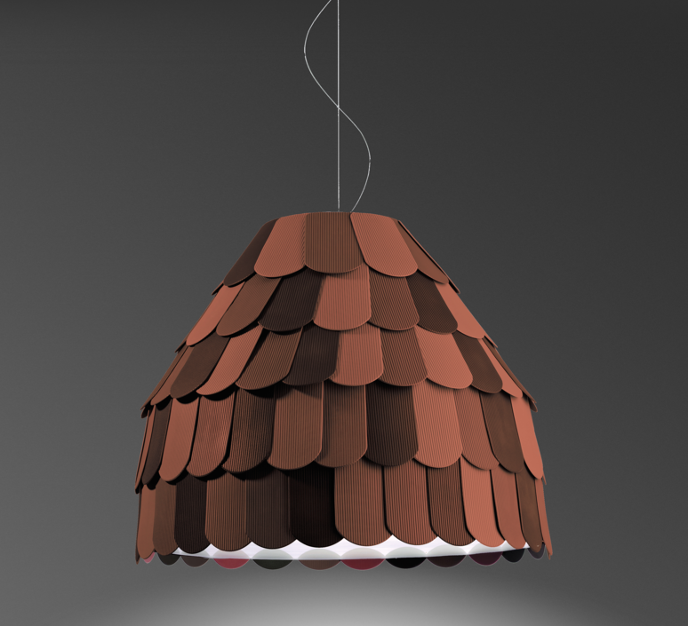 Roofer f12 high benjamin hubert suspension pendant light  fabbian f12a01 32  design signed 40027 product