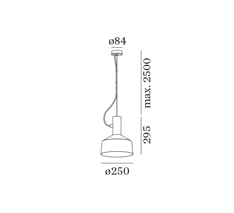 Roomor 1 0 e27 studio wever ducre suspension pendant light  wever et ducre 2481e0bk2  design signed nedgis 117483 product