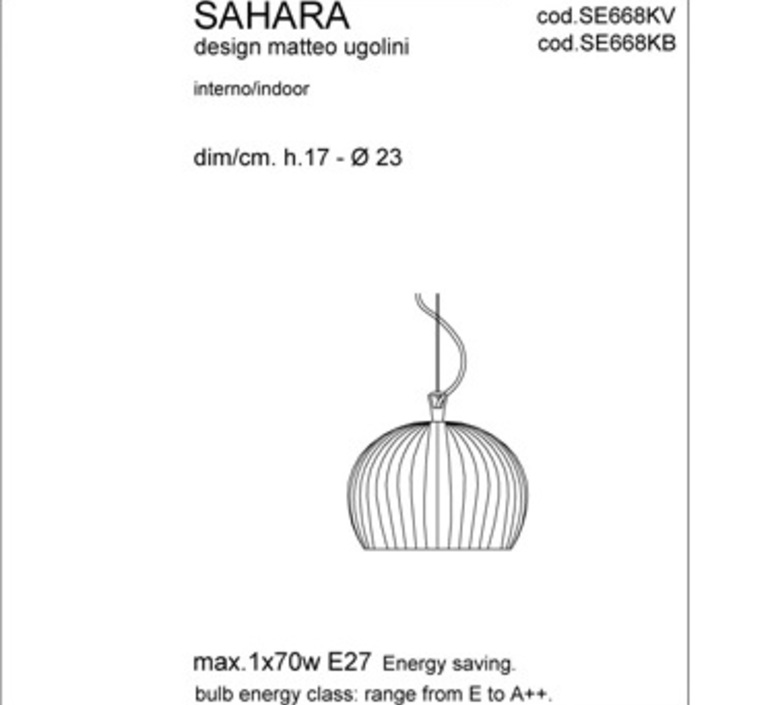 Sahara matteo ugolini karman se668kv luminaire lighting design signed 19617 product