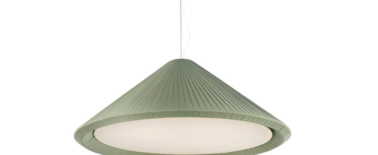 Suspension saigon in vert olive e27 o130cm h76cm faro normal