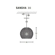 Sangha 30 studio dark suspension pendant light  dark 1010 1 37 001 01 02  design signed nedgis 111957 thumb