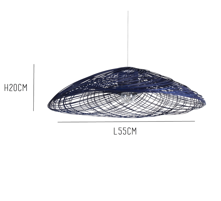 Satelise pm bleu  elise fouin forestier ef1217sbl luminaire lighting design signed 27380 product