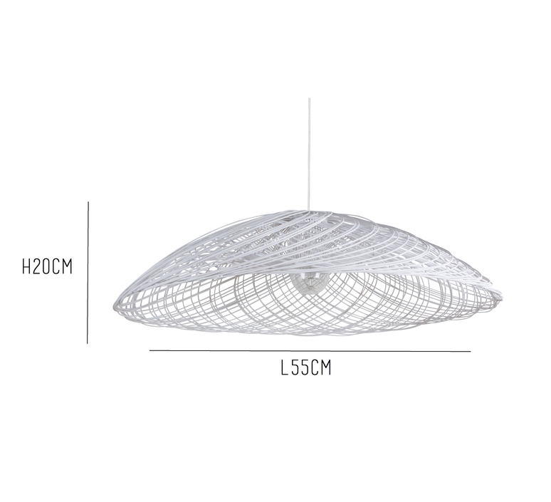 Satelise pm white elise fouin forestier ef12170swh luminaire lighting design signed 27386 product