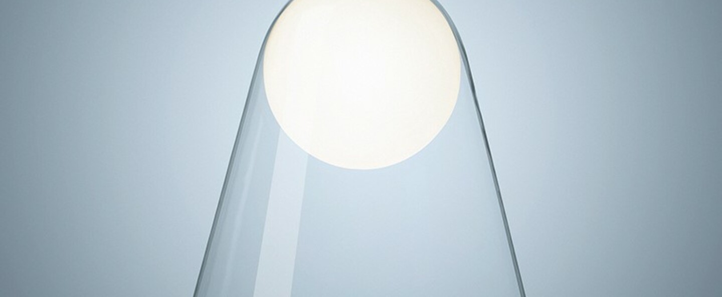 banner-image Suspension satellight blanc transparent dimmable led 2700k 2500lm o36cm h41cm foscarini normal